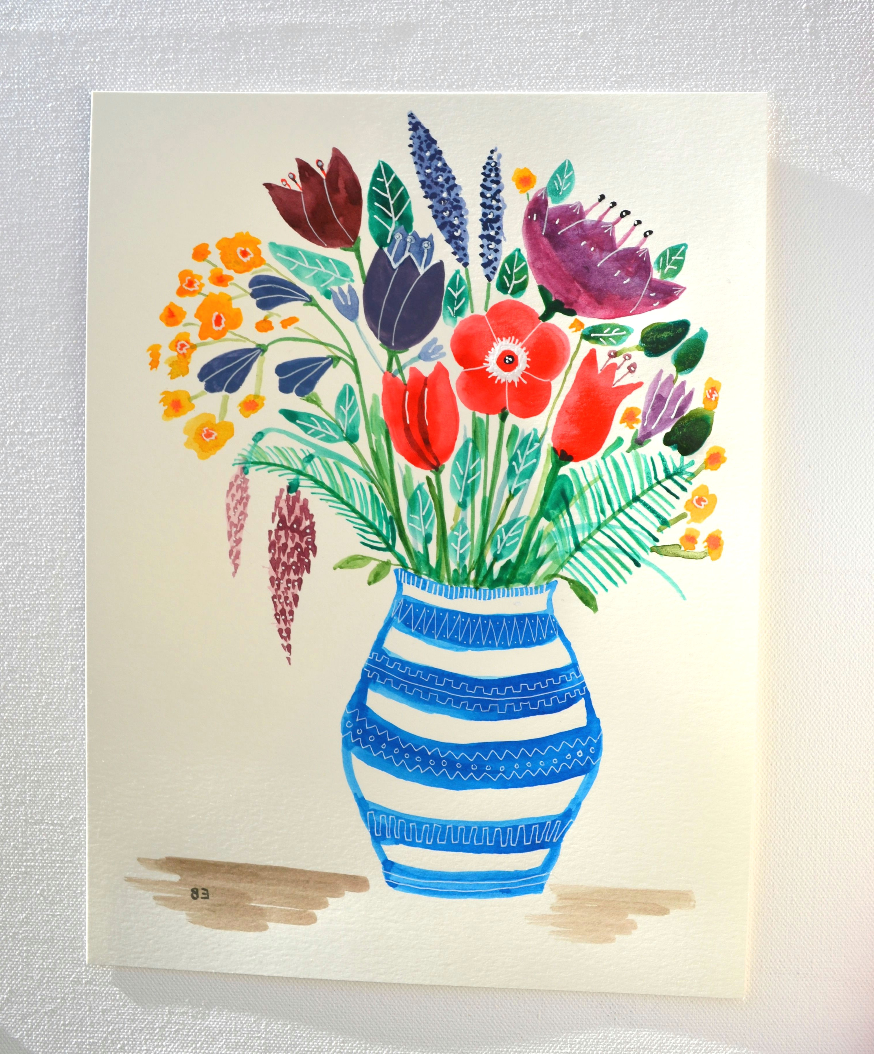 Drawing Of Flower Vase with Colour 20 top Paper Flower Vase Bogekompresorturkiye Com
