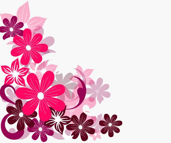 Drawing Of Flowers Background Pink Flower Background Pink Flowers Free Corel Draw Vectors