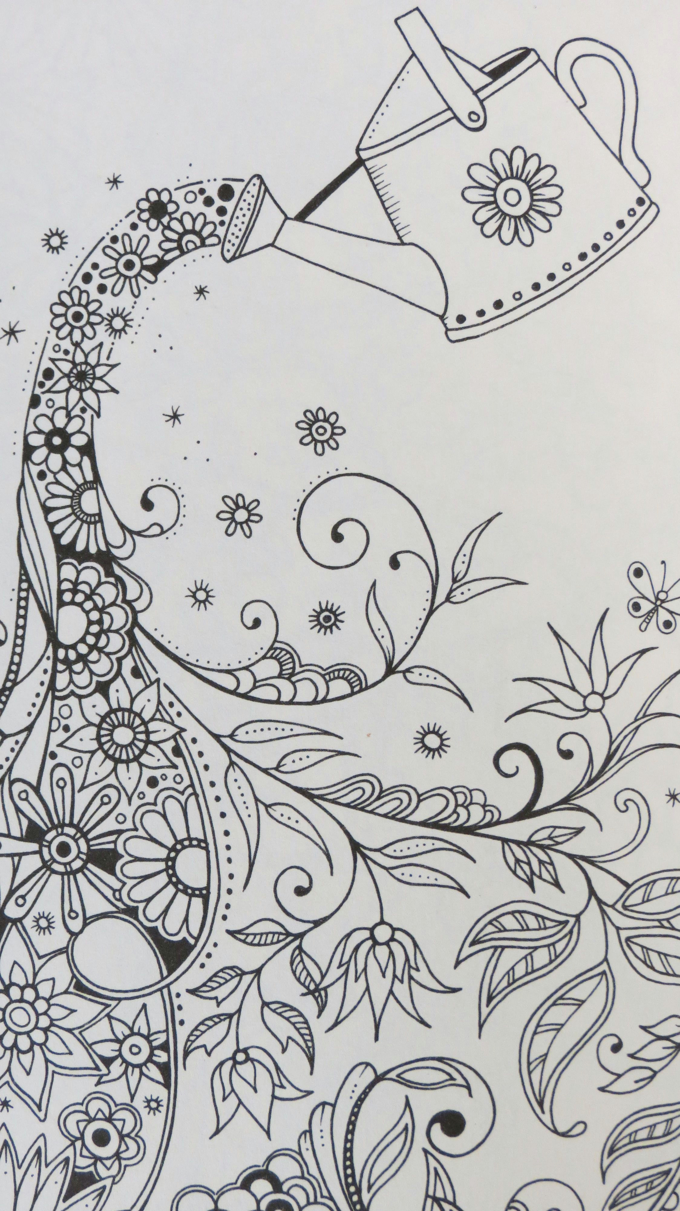 Drawing Of Flowers In the Garden Secret Garden Coloring Pages Pinterest Gardens Doodles and