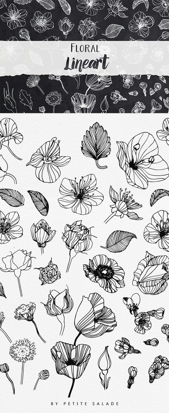 Drawing Of Flowers Pattern Pin by Flower On Pattern Drawings Art Doodle Art