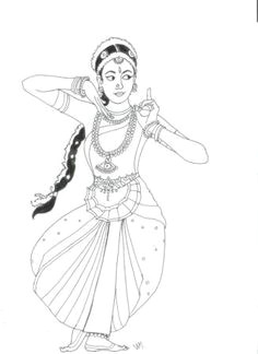 Drawing Of Girl and Boy Dancing Kathak Dancer Divine Dances Of Heart by Body for soul