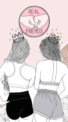 Drawing Of Girl Best Friends Free Download Six Best Friends Clipart for Your Creation Free