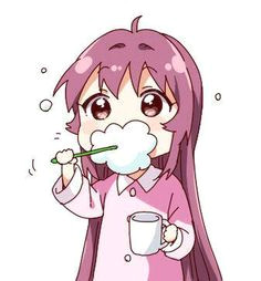 Drawing Of Girl Brushing Teeth 41 Best Yuru Yuri Images Anime Girls Anime Art Art Of Animation