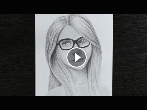 Drawing Of Girl Face Step by Step How to Draw Girl with Glasses Face Drawing Art arena Drawing