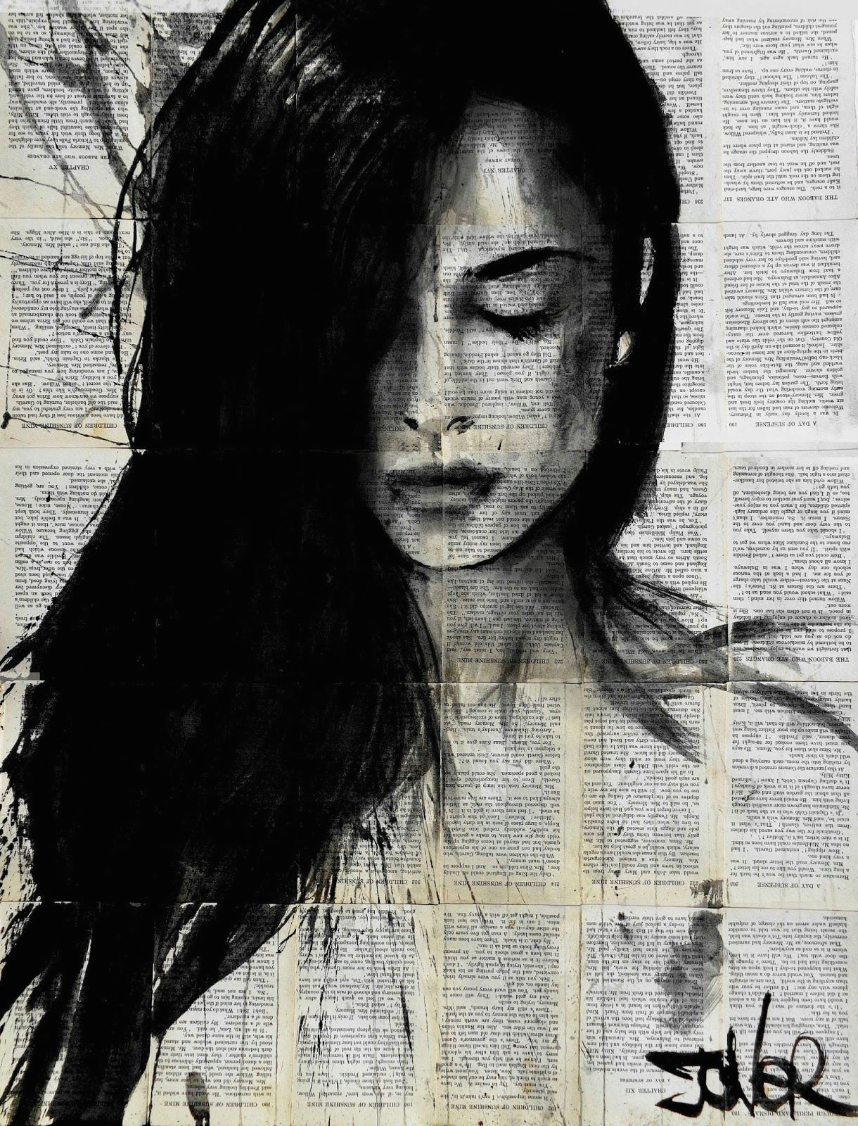 Drawing Of Girl Facing Away Loui Jover Pinterest Artwork Saatchi and Drawings