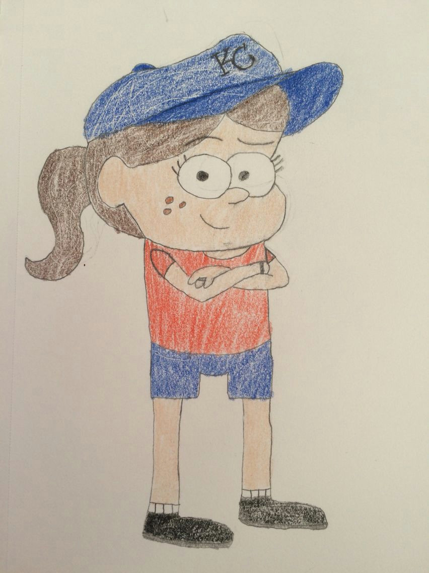 Drawing Of Girl Falling Me as A Gravity Falls Character or Girl Dipper My Drawings