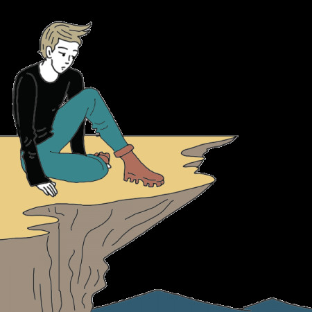 Drawing Of Girl Falling Off A Cliff Cliff Dream Meaning Interpret now Auntyflo Com