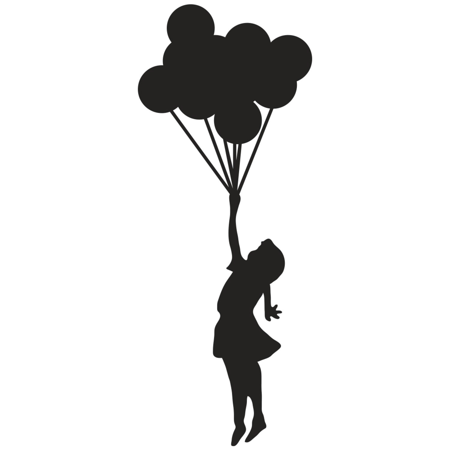 Drawing Of Girl Holding Balloons Pin by Chamutal Baruth On Stencil Banksy Art Girl Holding Balloons
