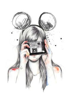 Drawing Of Girl Holding Camera 57 Best Cute Camera Girls Images Pencil Drawings Tumblr Drawings