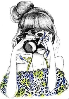 Drawing Of Girl Holding Camera 57 Best Cute Camera Girls Images Pencil Drawings Tumblr Drawings