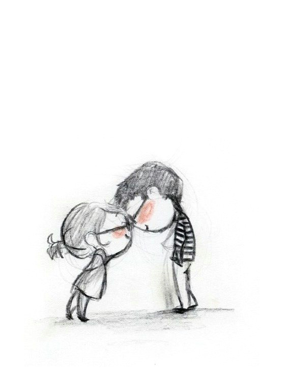 Drawing Of Girl Hugging Boy the Picture Says It All Pure Love or Close to It Pinterest