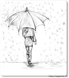 Drawing Of Girl In Rain 161 Best Paintings Images Sketchbooks Abstract Art Drawing Art