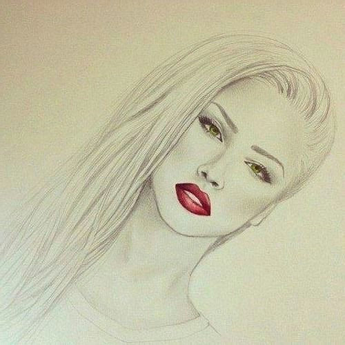 Drawing Of Girl Lips Draw Red Lips Artsy In 2019 Pinterest Drawings Illustration