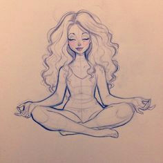 Drawing Of Girl Meditating 719 Best Sketch Images Sketches Drawing Ideas Drawings