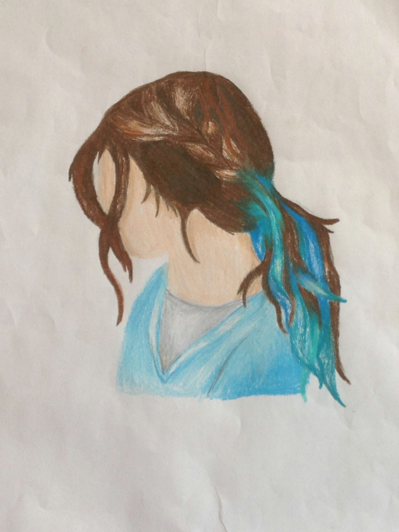 Drawing Of Girl Playing Girl with Turquoise Highlights My Posts In 2018 Turquoise