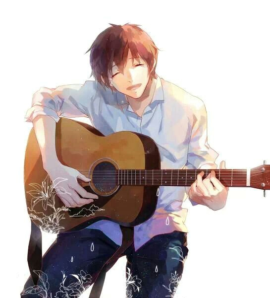 Drawing Of Girl Playing Guitar Anime Guy Playing Guitar Anime Pinterest Anime Anime Guys and