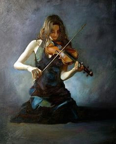 Drawing Of Girl Playing Violin 270 Best the Violinist In Art Images In 2019 Art Music Music