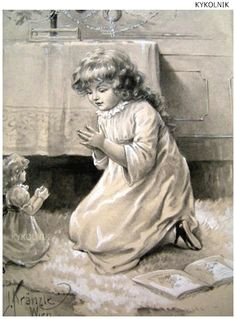Drawing Of Girl Praying 204 Best Children Praying Vintage Images Cute Kids Beautiful