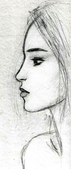 Drawing Of Girl Profile 9 Best Face Profile Drawing Images Drawing Faces Drawing