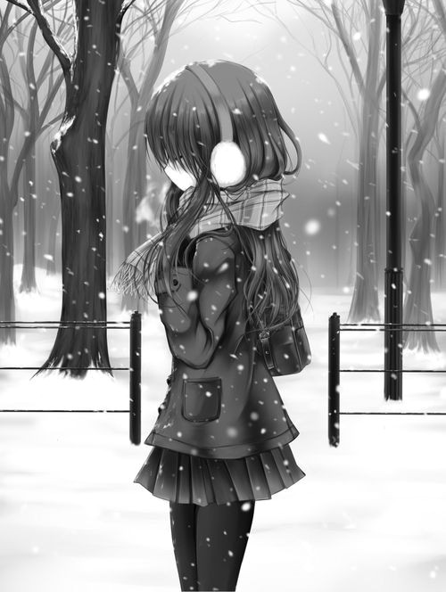 Drawing Of Girl Walking Away Anime Girl Walking Away Alone Art In 2019 Anime Manga Anime Art