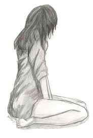 Drawing Of Girl Walking Away Nela Lobodass Lobodass On Pinterest