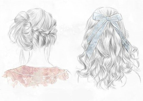 Drawing Of Girl with Braids Hair Sketches Design Ideas Fashion Sketches Pinterest Hair