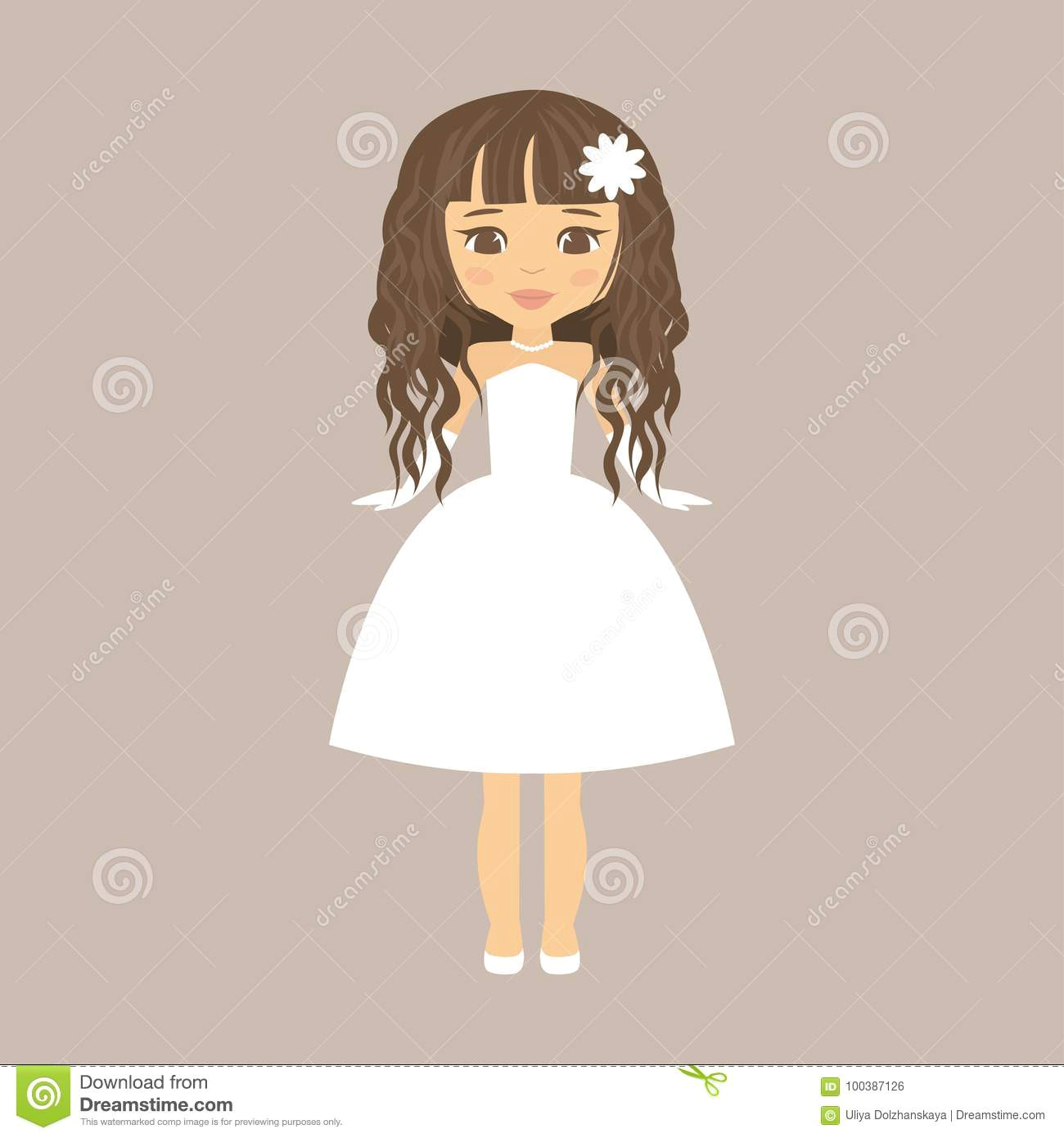Drawing Of Girl with Curly Hair Cartoon Girl Curly Hair Stock Illustrations 2 489 Cartoon Girl