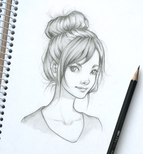 Drawing Of Girl with Messy Bun 30 Draw Girl Hairstyles Loose Bun Hairstyles Ideas Walk the Falls