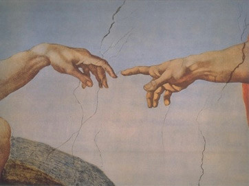 Drawing Of Hands Almost touching the Creation Of Adam by Michelangelo Analysis Overview Video