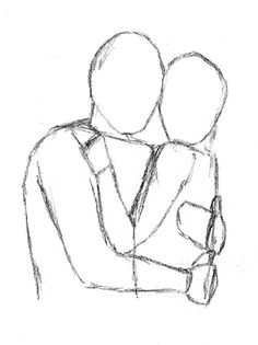 Drawing Of Hands Behind Back How to Draw People Hugging From Behind the Back Draw Drawings