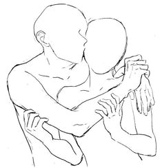 Drawing Of Hands Behind Back How to Draw People Hugging From Behind the Back Draw Drawings