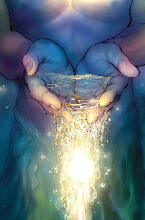 Drawing Of Hands Holding Water Water Pouring Through Cupped Hands Art Wallpaper Media Art