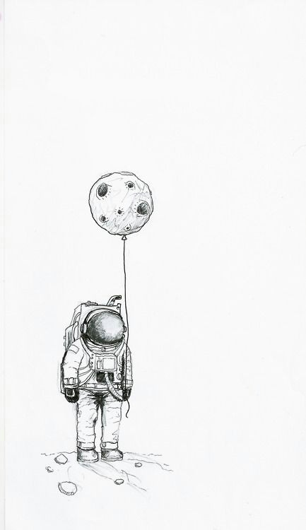 Drawing Of Heart Balloon Moon Balloon Space Odyssey Pinterest Drawings Art and Moon