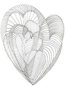 Drawing Of Heart with Colour 141 Best Hearts to Color Images Coloring Pages Coloring