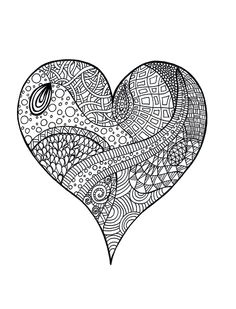 Drawing Of Heart with Colour 141 Best Hearts to Color Images Coloring Pages Coloring
