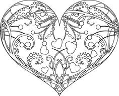 Drawing Of Heart with Colour 141 Best Hearts to Color Images Coloring Pages Coloring