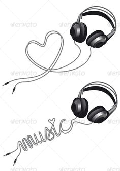 Drawing Of Heart with Headphones 31 Best Tattoo Images Amazing Tattoos Awesome Tattoos Headphones