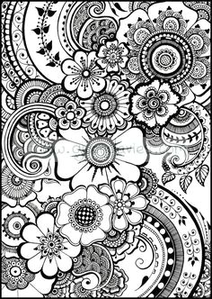 Drawing Of Henna Flower 640 Best Henna Flowers Images Drawings Learn to Draw Watercolor