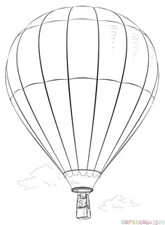 Drawing Of Hot Things 12 Best Hot Air Balloon Drawings Images Hot Air Balloon Balloon