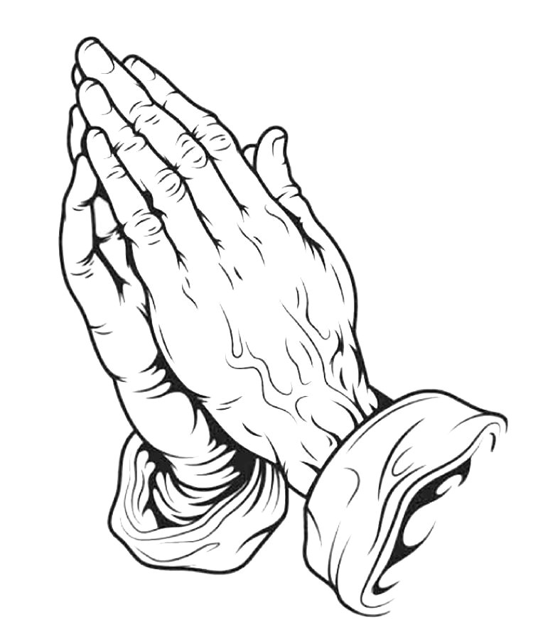 Drawing Of Joining Hands for Prayer Drawings Of Crosses with Praying Hands Praying Hands Drawing