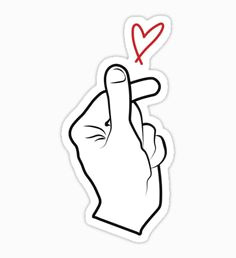 Drawing Of Korean Heart 10 Best Finger Heart Images On Pinterest Drawings Wall Papers and