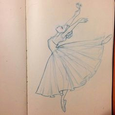 Drawing Of Little Girl On Swing Dancing Pose Instagram Photo by Nicolegarber2 Drawing People