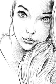Drawing Of One Girl 886 Best Girl Face Drawing Images In 2019 Female Art Woman Art