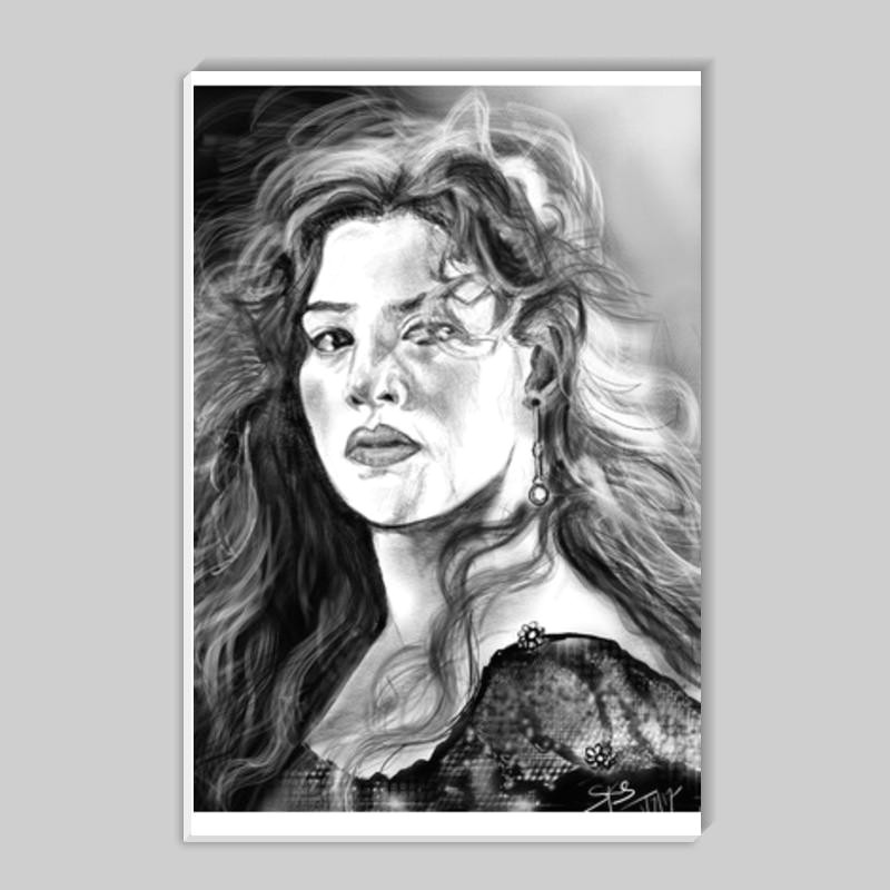 Drawing Of Rose From Titanic Kate Winslet Rose Titanic Stick Ons Artist Draw On Demand