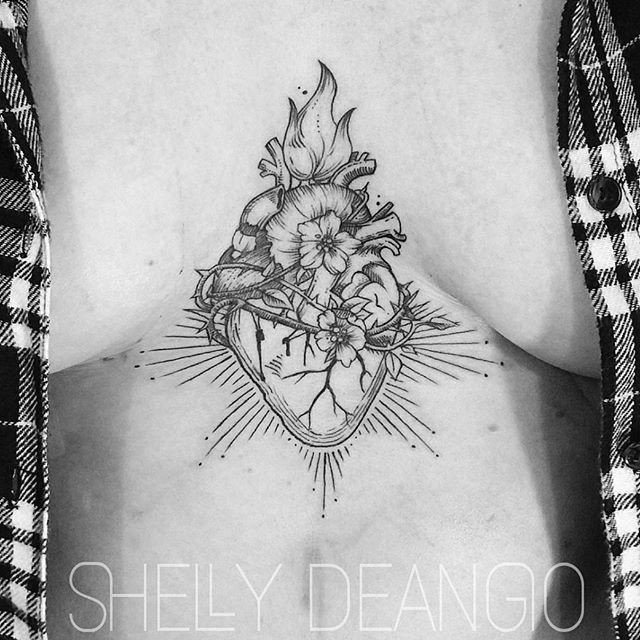 Drawing Of Sacred Heart Mulpix Anatomical Sacred Heart Flowers On the solar Plexus Of My