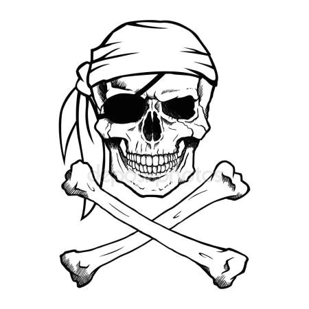 Drawing Of Skull and Crossbones Black and White Pirate Skull and Crossbones Also Known as Jolly