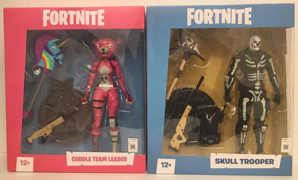 Drawing Of Skull Trooper fortnite Skull Trooper Cuddle Team Leader 7 Inch Action Figure