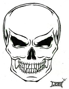Drawing Of Skulls Easy 35 Best Simple Skull Tattoos Images Drawings Skull Skull Tattoo