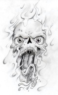 Drawing Of Skulls with Smoke 32 Best Smoke Demon Tattoo Drawings Images Demon Tattoo Devil