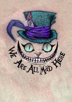 Drawing Of the Cheshire Cat Cheshire Cat Alice Wonderland We are All Mad Here Enzo Gigante Mad
